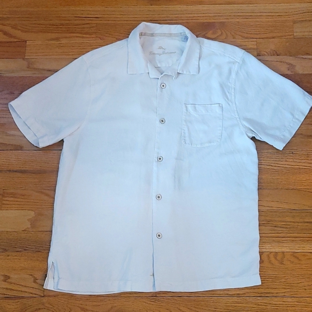 Tommy Bahama silk shirt men's sz L